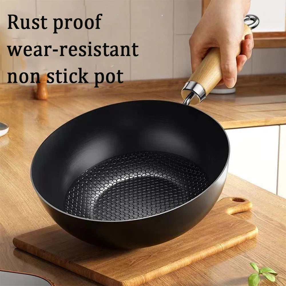 Multi-Functional Non-Stick Household Stir-Fry Cooking Pans