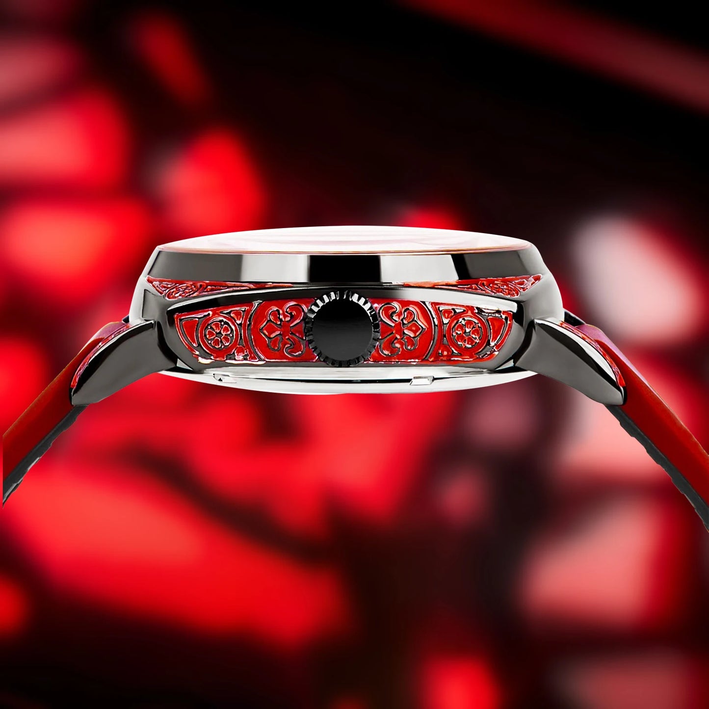 DANA golden carved flowers watch