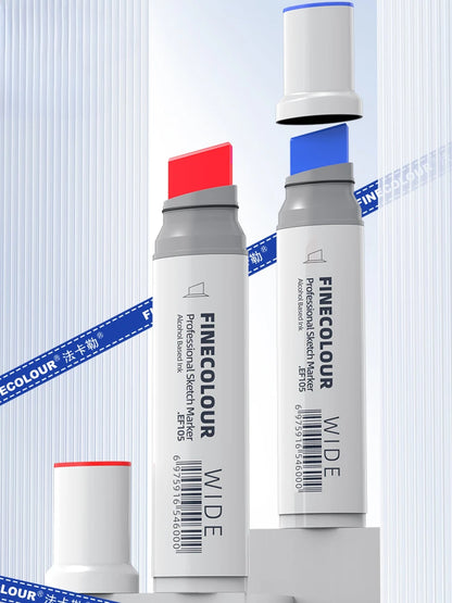 Finecolour 20mm Wide Markers Alcohol Line Sketching Art Markers Pen
