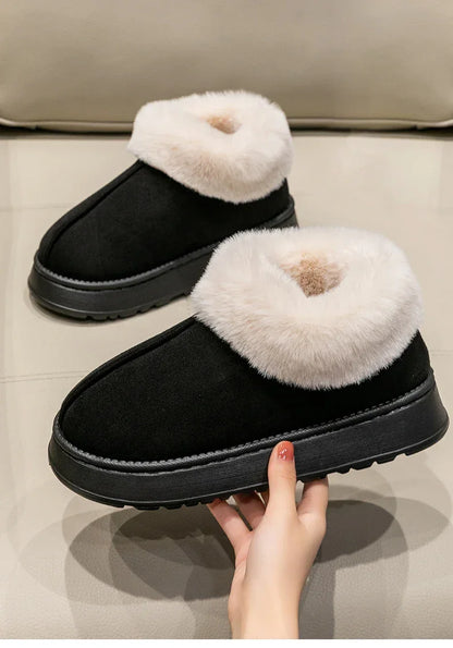 Fluffy Faux Fur Soft Slippers Shoes