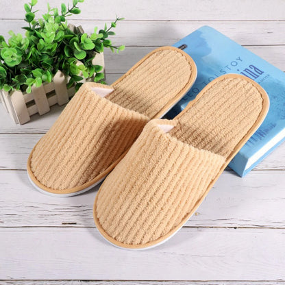 1Pair Winter Warm plush Slippers