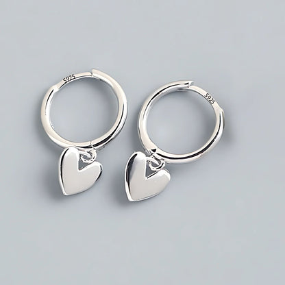 925 Sterling Silver Frosting Hoop Earrings