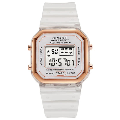 LED Digital Multi Functional Sports Minimalist Electronic Watch