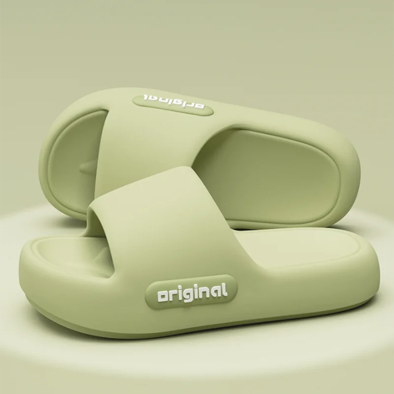 Candy Color EVA Thick Soft Bottom Flip Flops Slippers