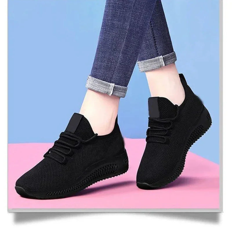 Breathable Round Toe Sneakers