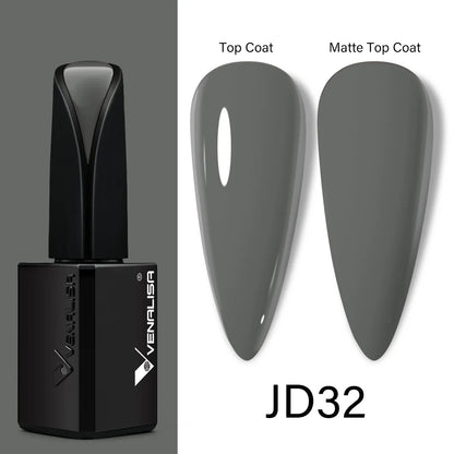 15ML Silky Matte TPO FREE Topcoat No Cleaning Nail Lacquer Full Coverage Long Lasting Nail Varnish