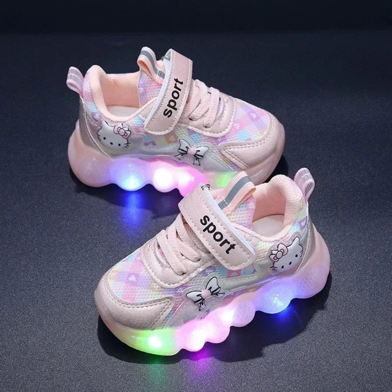 Hello Kitty Girl Kawaii Shine Sneakers