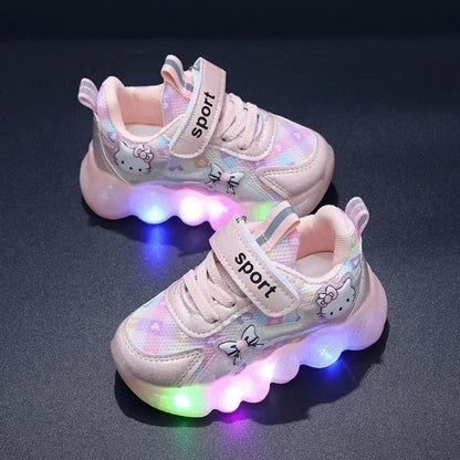 Hello Kitty Girl Kawaii Shine Sneakers