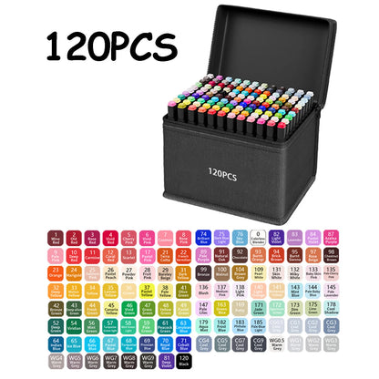 24/48/80/120/168/262 Colors Professional Drawing Markers