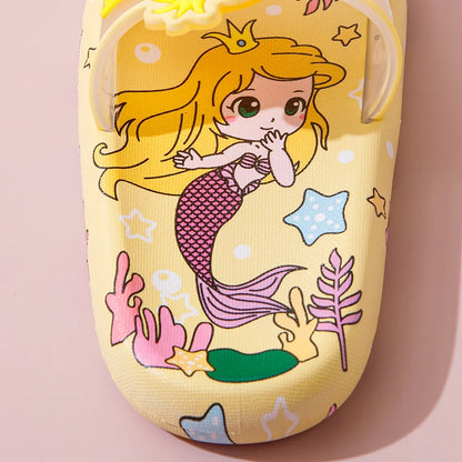 Mermaid Soft Bottom Non-slip Home Indoor Cute Princess Bathroom Slippers