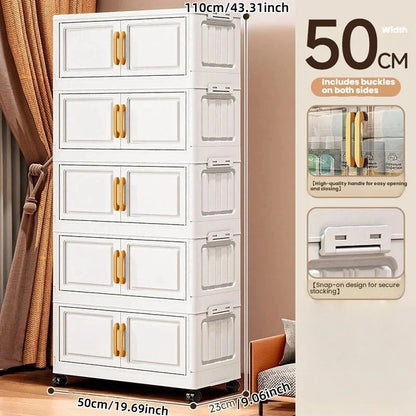 Double-door living room storage cabinet