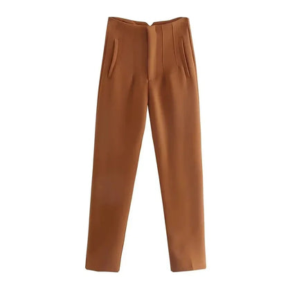 Office Wear High waist Formal Pants