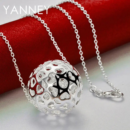 925 Sterling Silver Ball Necklace