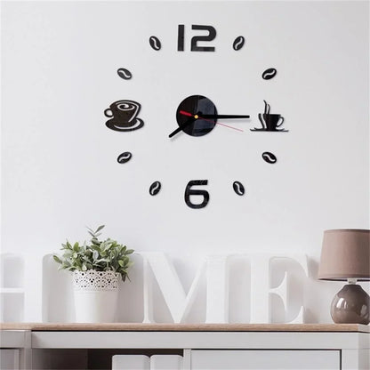 Digital Wall Sticker Quartz Needle Clock