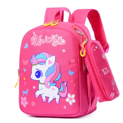 Boys Girls Cute Cartoon Toddler Rucksack Kindergarten Schoolbag