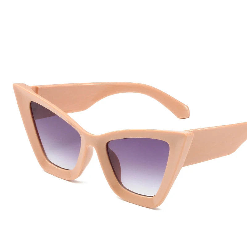 Vintage Cat Eye Frame Sun Glasses