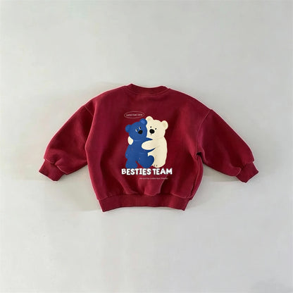 Cartoon Casual Loose Autumn Printed Toddler Printed Hoodie