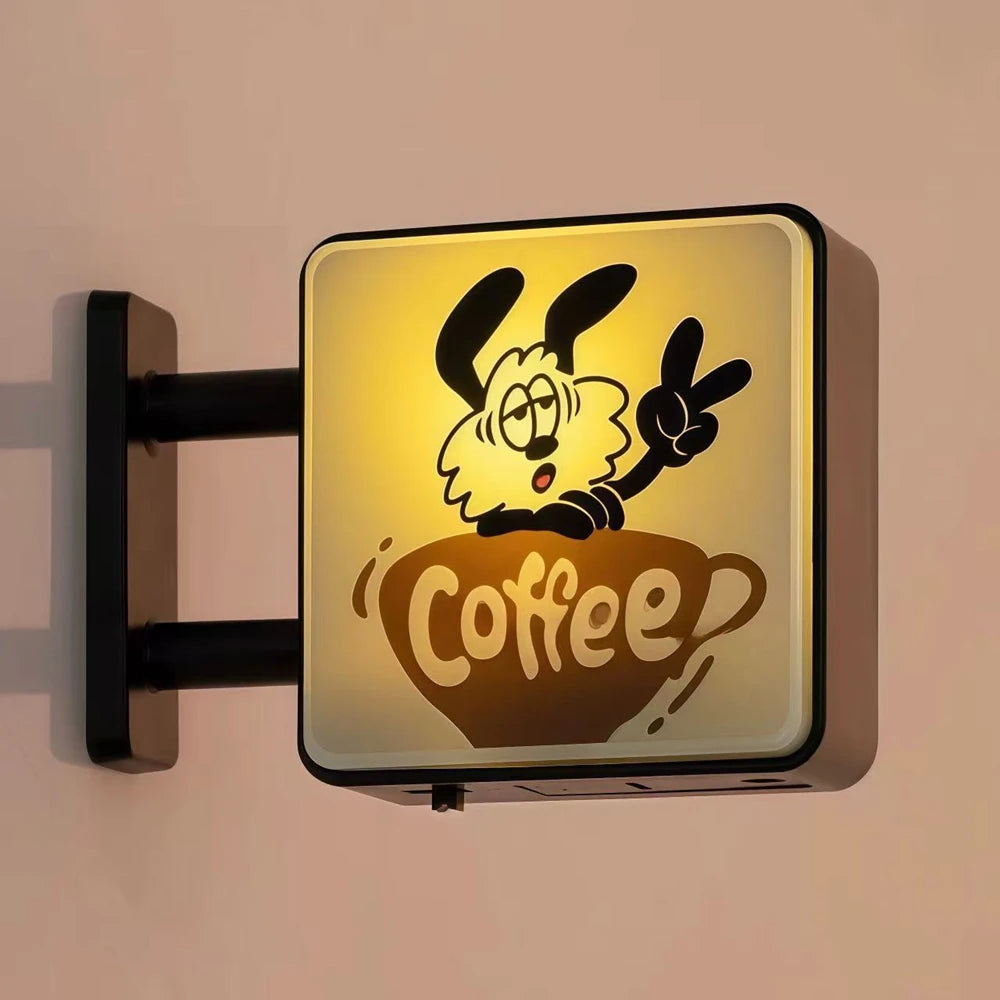 Mini Lightbox Fridge Magnet Coffee