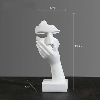 Resin Abstract Mask Statues Decor Gift