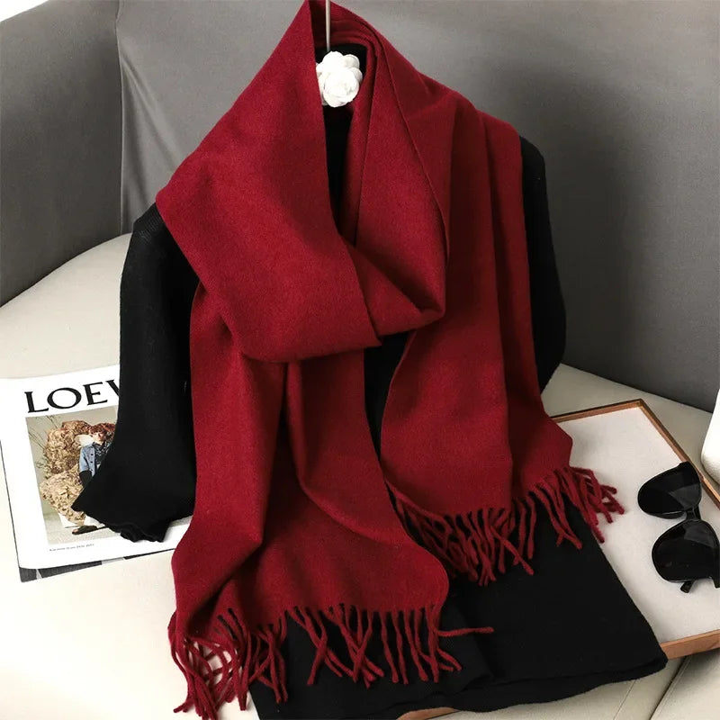 Scarf Warm Thicken Cashmere Shawl Scarves