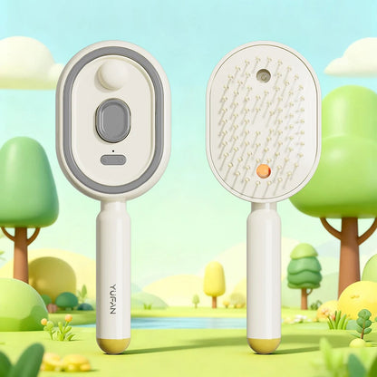 Multifunctional Spray Hair Brush Hydrating Hair Care Brush
