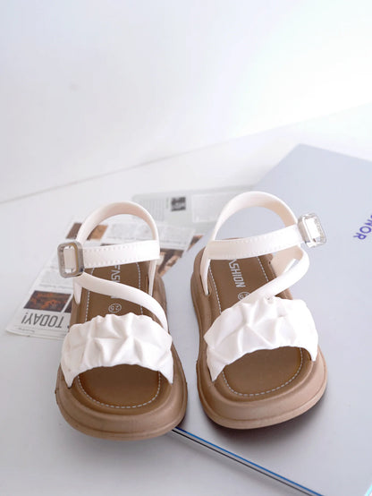 Breathable bow decoration suitable for indoor anti-slip, cartoon Sandals