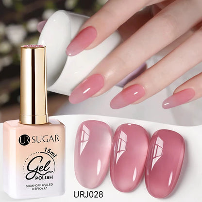 SUGAR Jelly Milky White Translucent Gel Polish