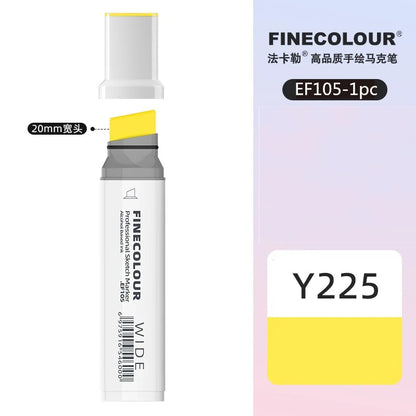 Finecolour 20mm Wide Markers Alcohol Line Sketching Art Markers Pen