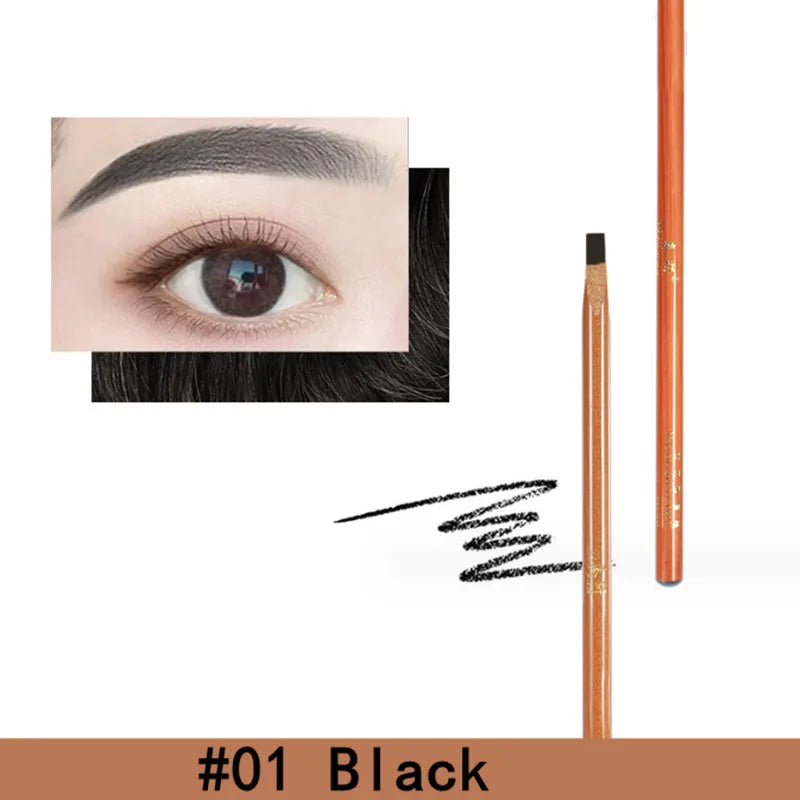 Eyebrow Pen Hard Microblading Brow Definer Enhancers Pencil Waterproof