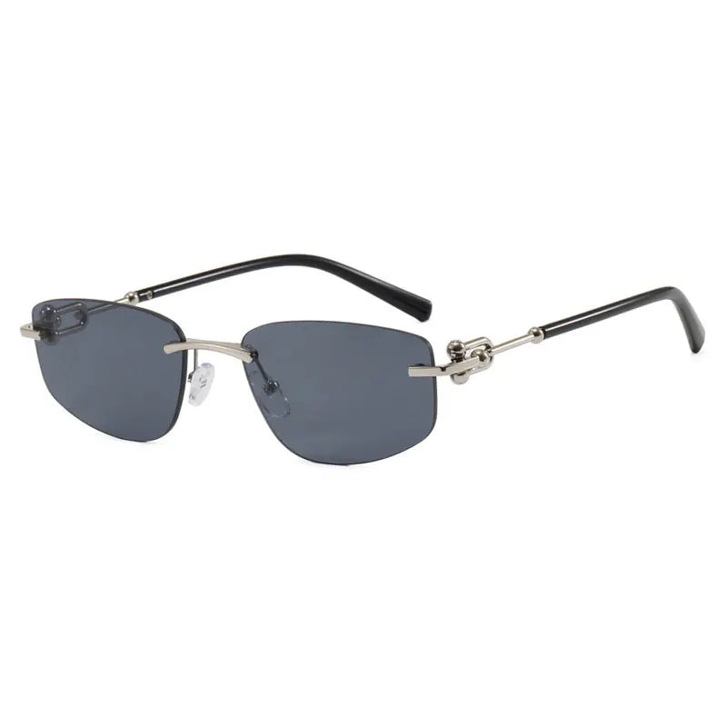 Sunglasses INS Popular Frameless Irregular Polygon Sunglasses
