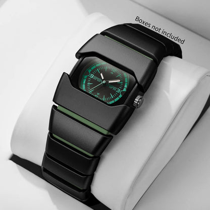Plastic Strap Quartz Sports Watch