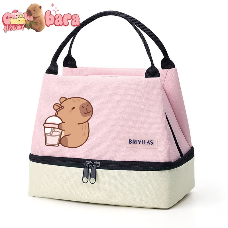 Capybara Insulated Portable Lunch Box Storage