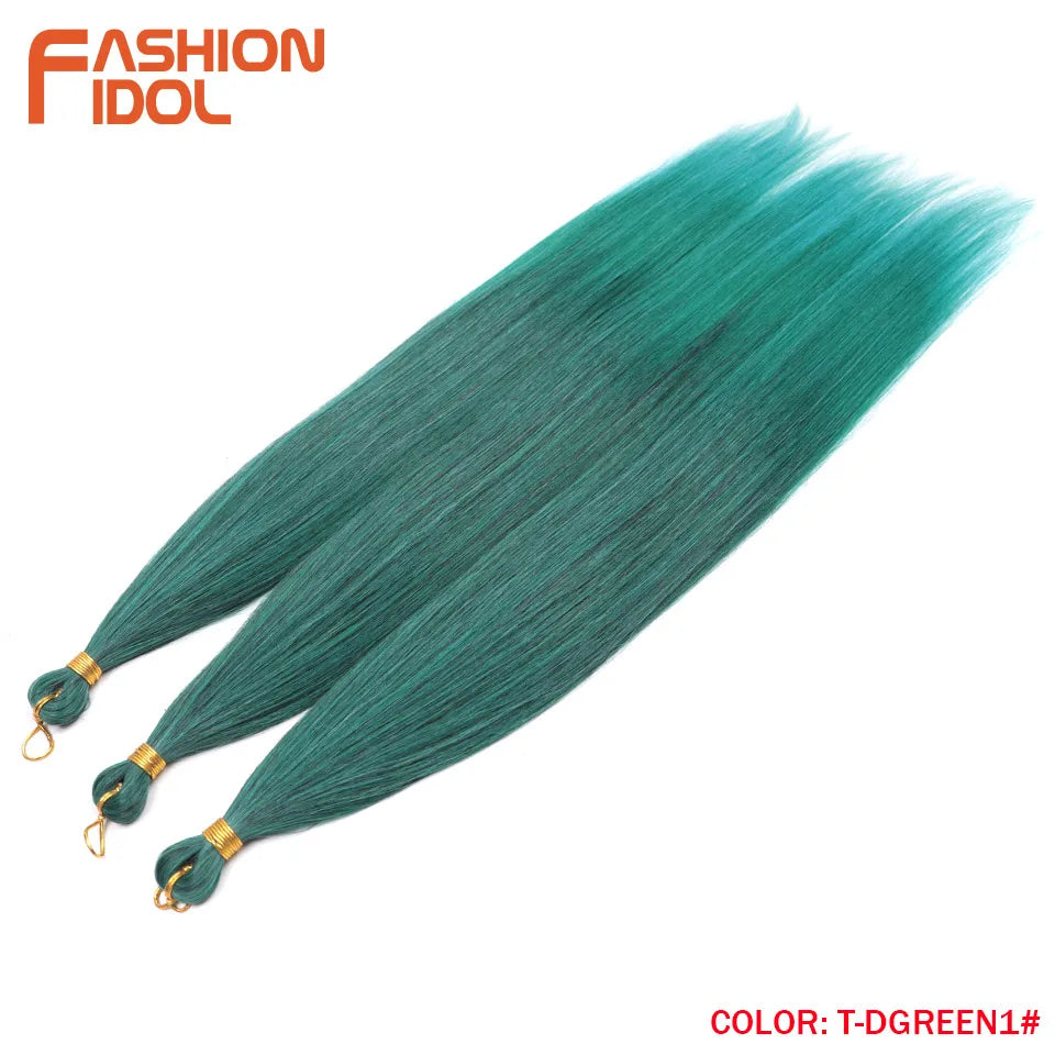 Ombre Silver Grey Crochet Hair Extensions