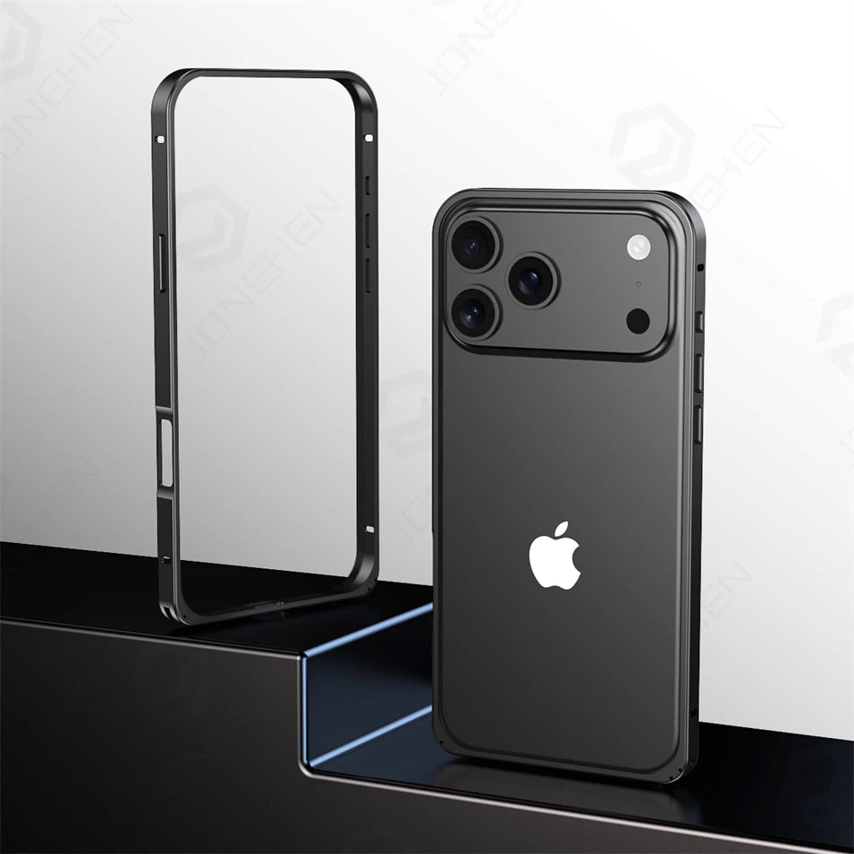 Light Aluminum Metal Frame Thin Case Bumper For iPhone 17  Max Alloy Titanium Protect Back