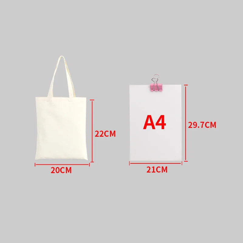 Large Capacity Canvas Shopping Bags