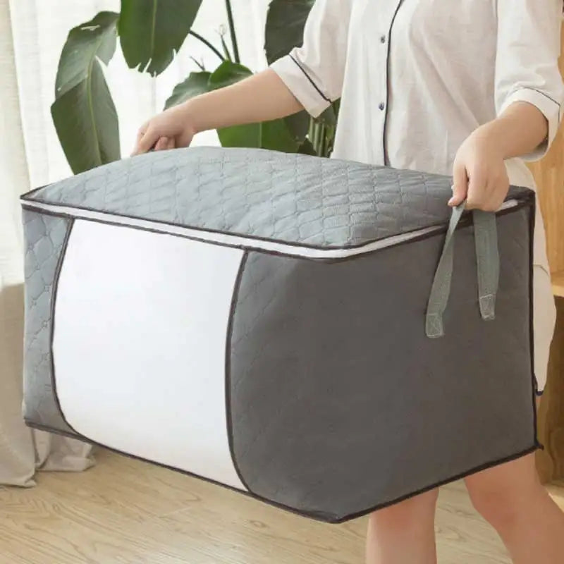 Clothes Quilt Storage Organizer Luggage Packing Bag