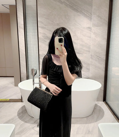 Classic Pleated Evening Bag Handbag