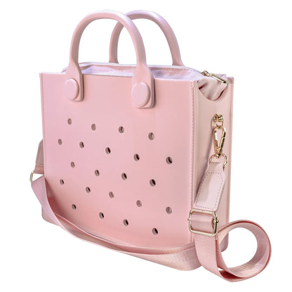 Tote Handbag Storage EVA Large Leather Shoulder Casual Waterproof Bag