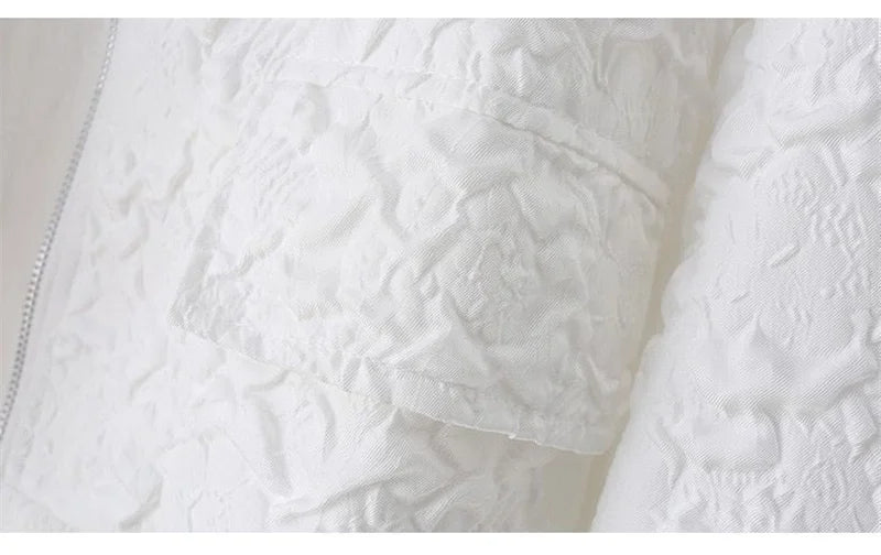 Chaqueta corta de béisbol coreana de primavera