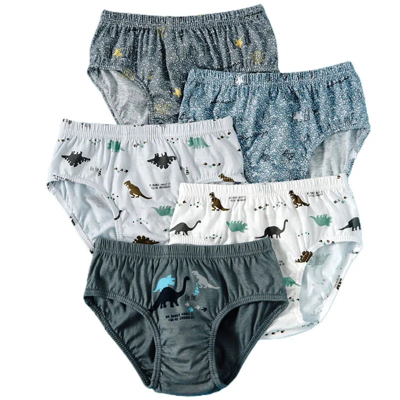 5 Packs/Box Mickey Cartoon Soft Cotton underwear
