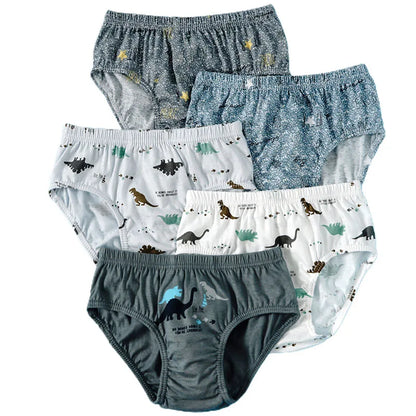 5 Packs/Box Mickey Cartoon Soft Cotton underwear