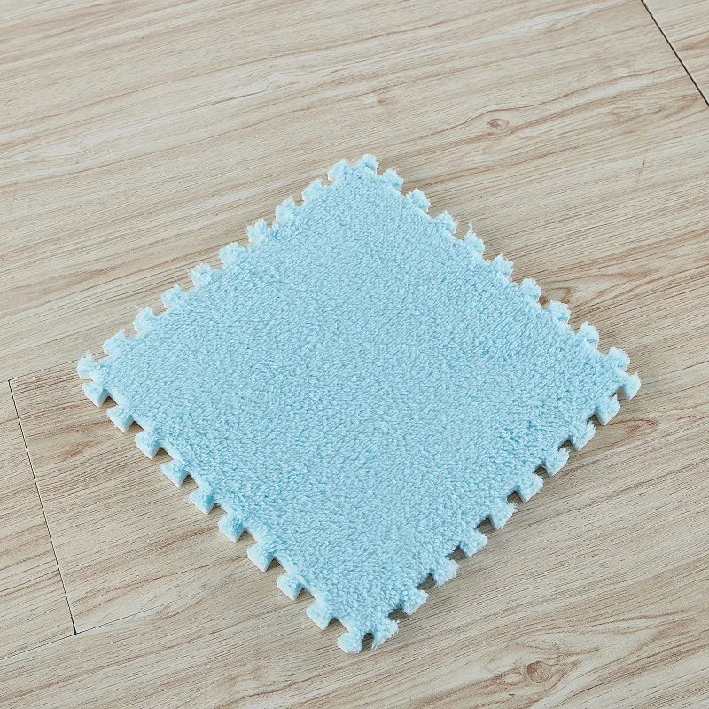 Soft Plush Warm Carpet Baby Play EVA Foam Floor Game Mat