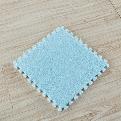 Soft Plush Warm Carpet Baby Play EVA Foam Floor Game Mat