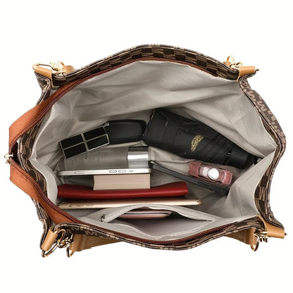 DANA Geometric Leather Letter "M" Bag