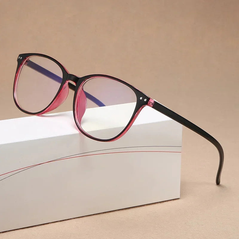 Transparent  Anti-Blue Light Computer Presbyopia Hyperopia Reading Eyeglasses