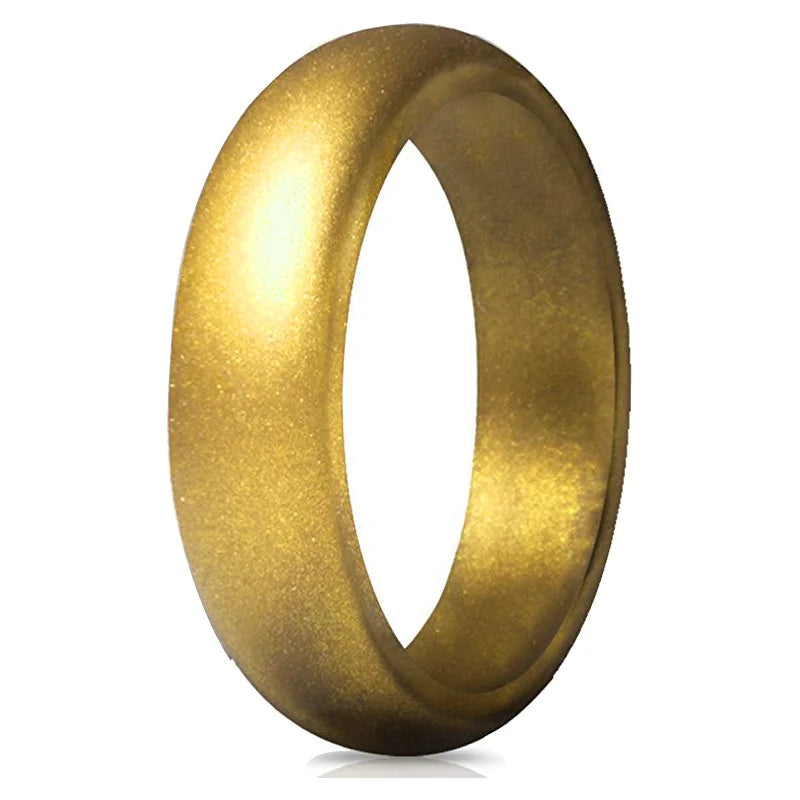 Silicone Hypoallergenic Crossfit Flexible Rubber Finger Rings