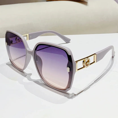 Luxury Diamond Oversized Square Eyeglasses
