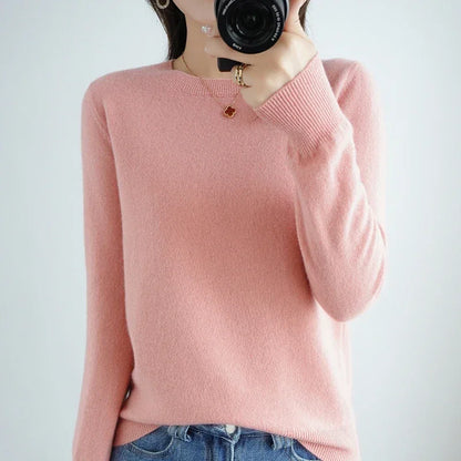 Thin Round Neck Pullover