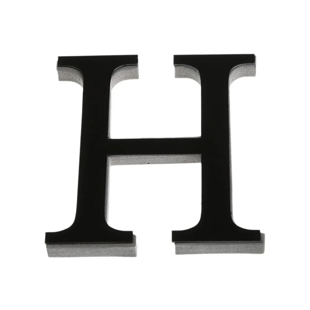 26 Letters DIY 3D Mirror Acrylic Wall Sticker