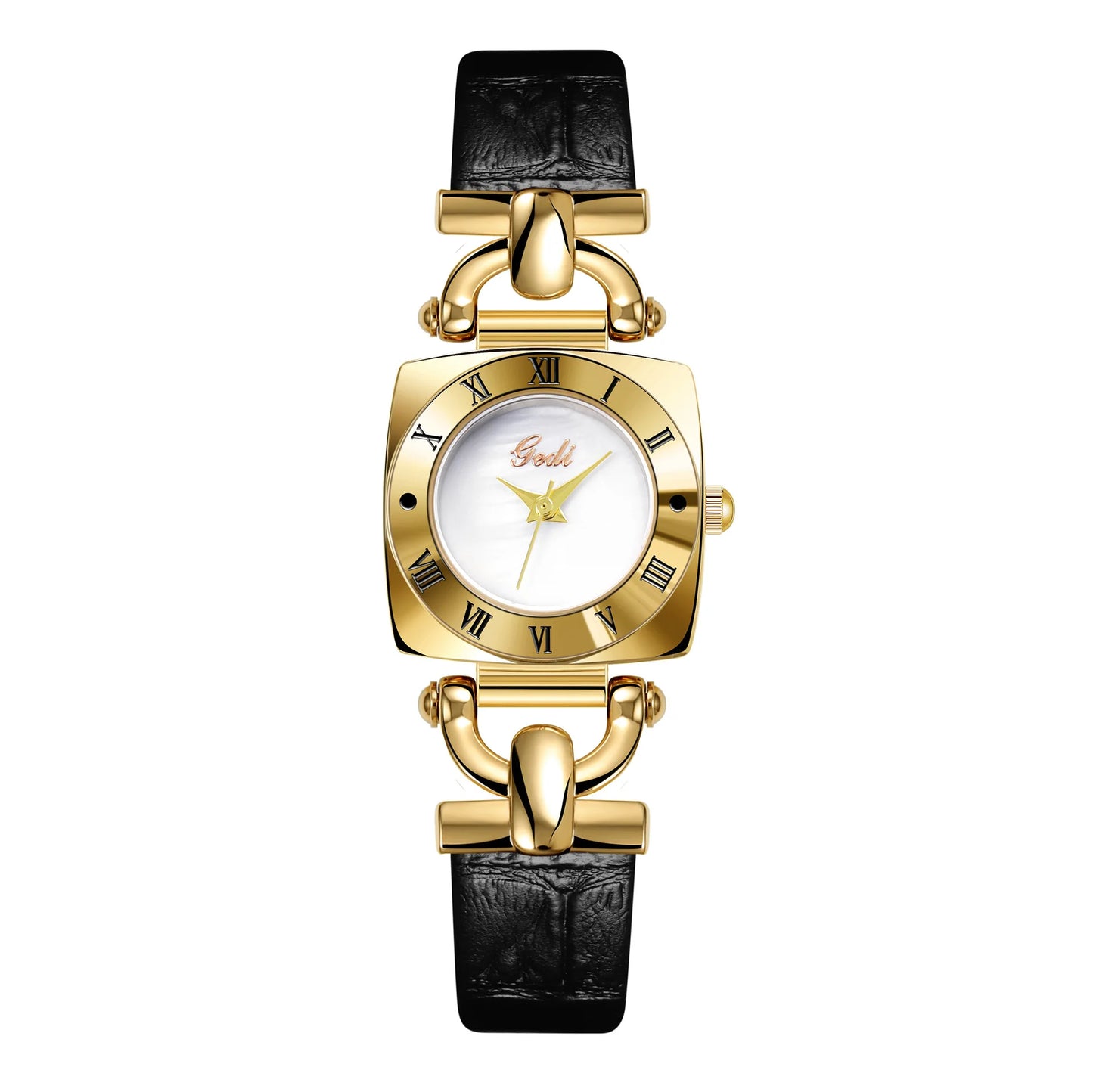 Niche Square Leather Straps Waterproof watches